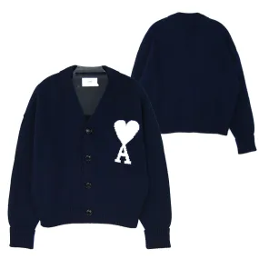 AMI PARIS  |Unisex Street Style Office Style Logo Cardigans