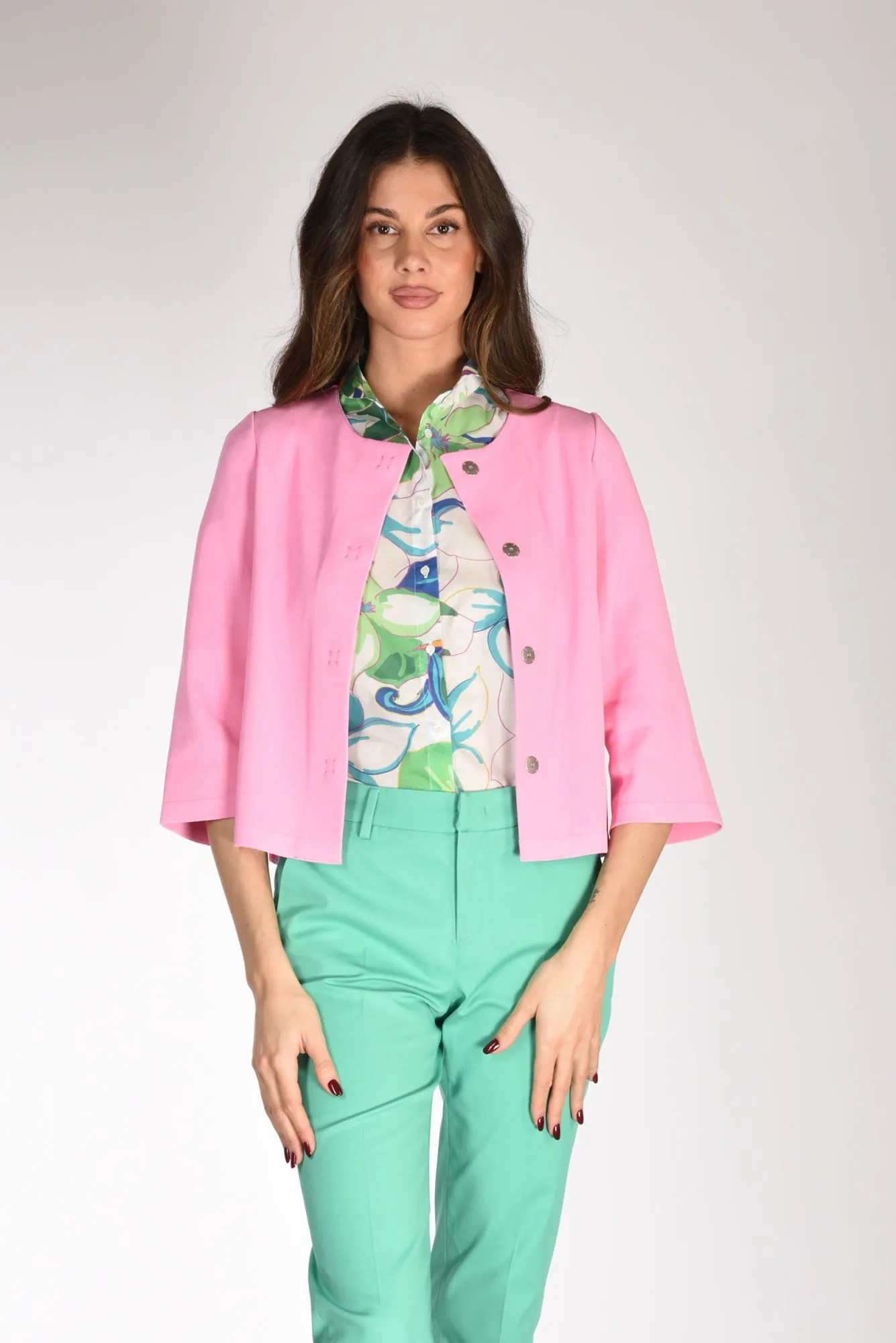Anne Claire Giacca Di Maglia Rosa Donna