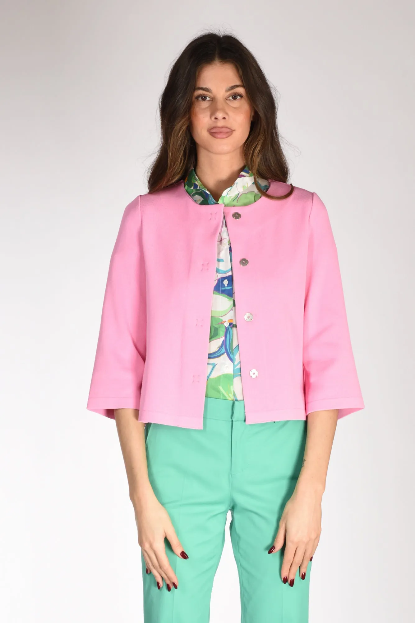 Anne Claire Giacca Di Maglia Rosa Donna