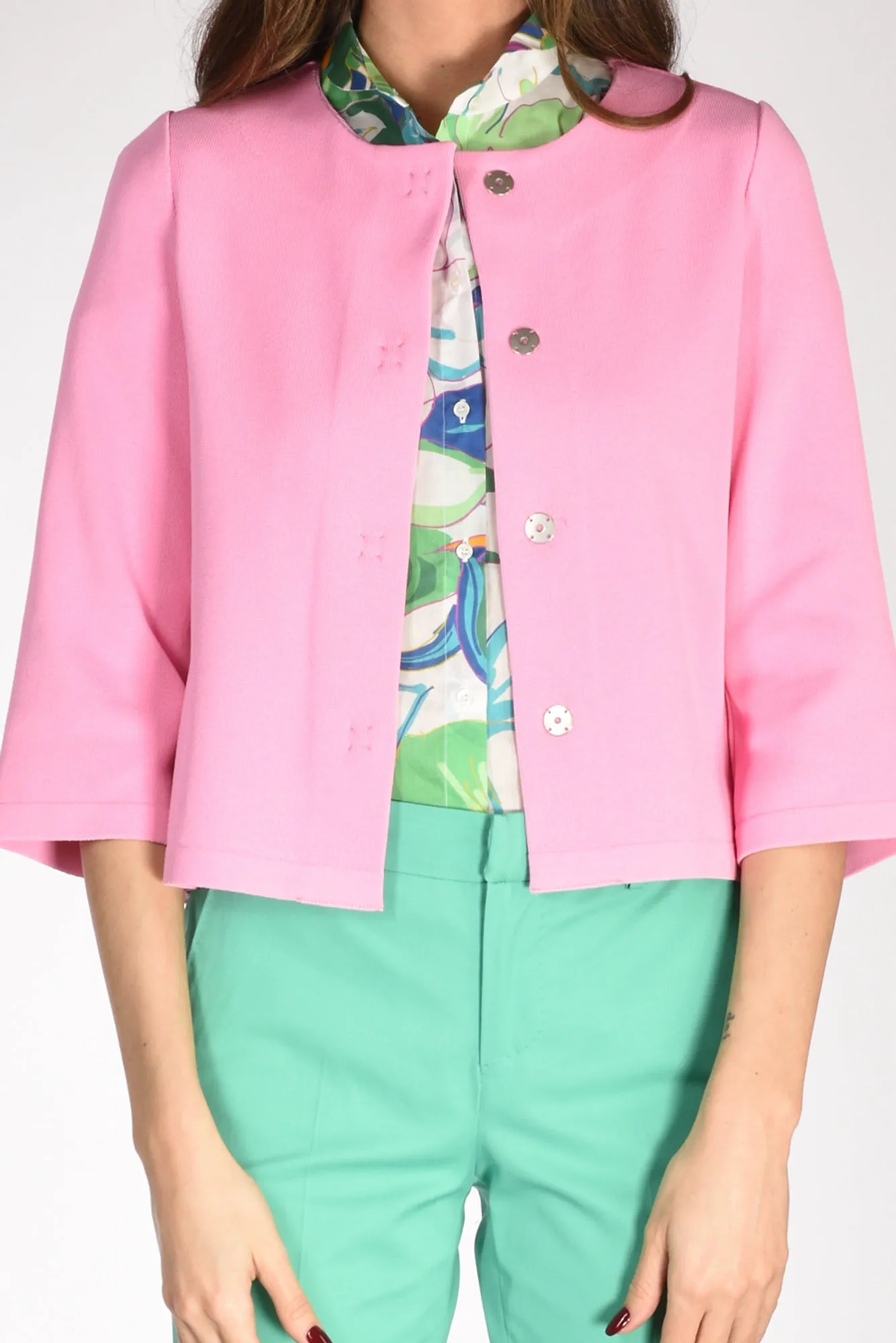 Anne Claire Giacca Di Maglia Rosa Donna
