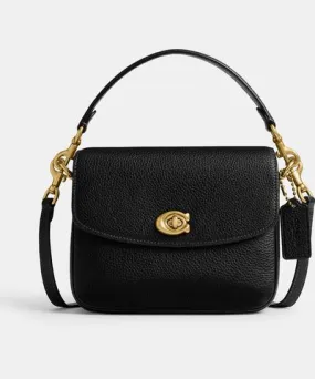 Coach Cassie 19 Pebble-Grain Leather Crossbody Bag