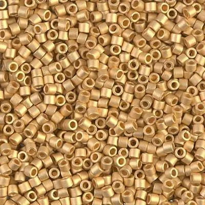 DB00-0331, Miyuki 3.3g Matte Metallic Bright 24kt Yellow Gold