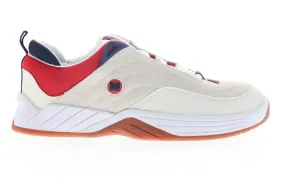 DC Williams Slim S ADYS100573 Mens Beige Tan Suede Lace Up Skate Sneakers Shoes
