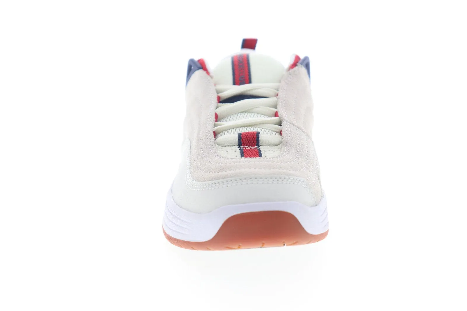 DC Williams Slim S ADYS100573 Mens Beige Tan Suede Lace Up Skate Sneakers Shoes
