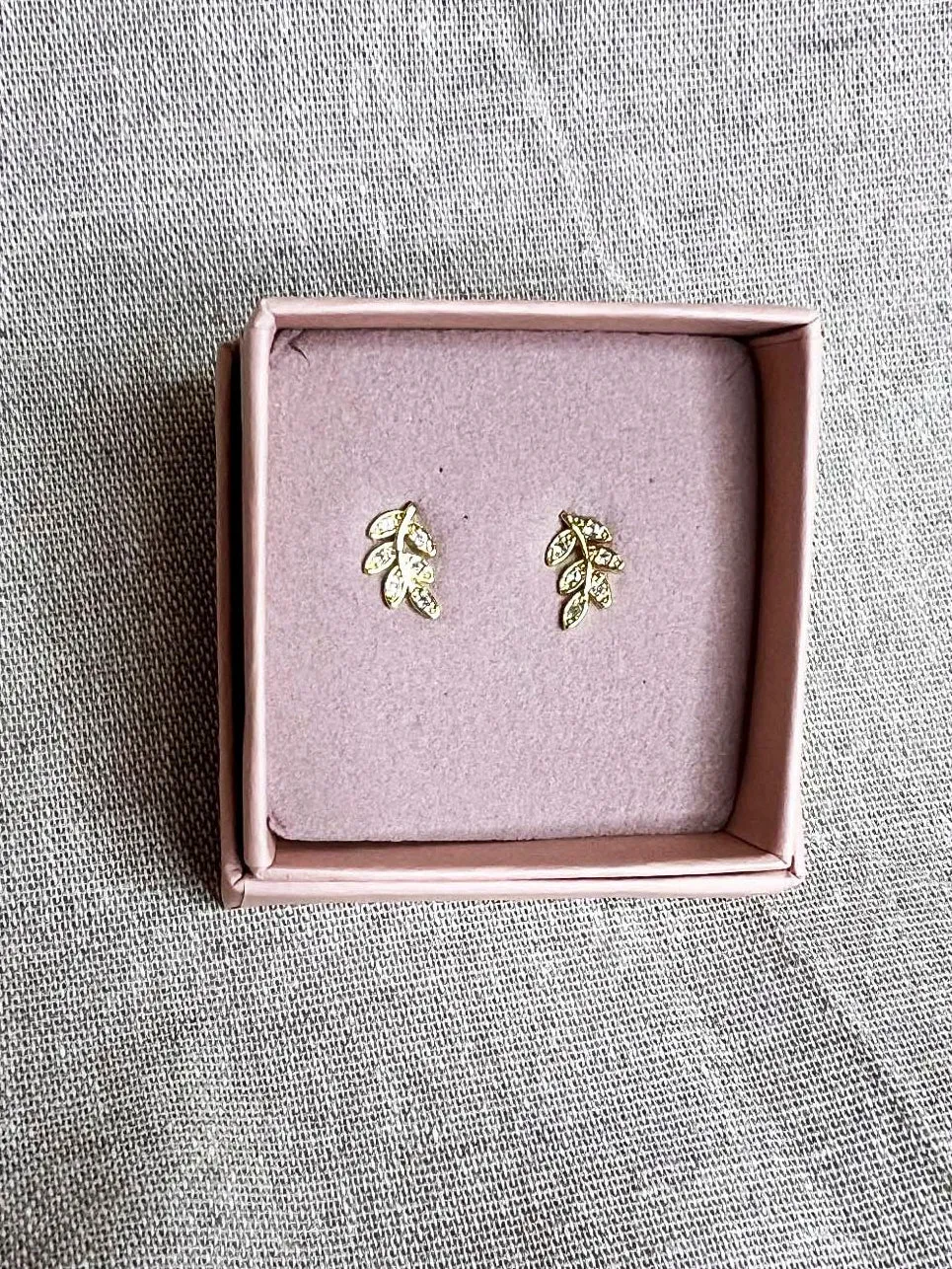 Friihof+Siig Elegant Leaf reringe forgyldt