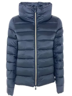 GIUBBINO DONNA BLU CORTO IN ECO-PIUMA