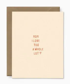 Greeting Card - Mom I Love You
