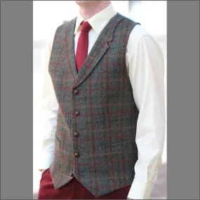 Harris Tweed Angus Waist Coat>>