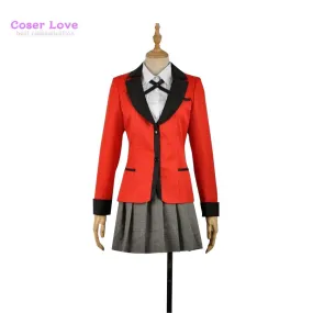 Kakegurui Jabami Yumeko Cosplay Costume Halloween Carnaval Christmas Costume