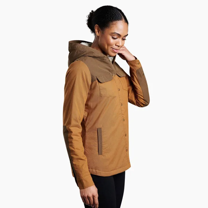 Kuhl Artisan Hooded Shirt Jacket Womens