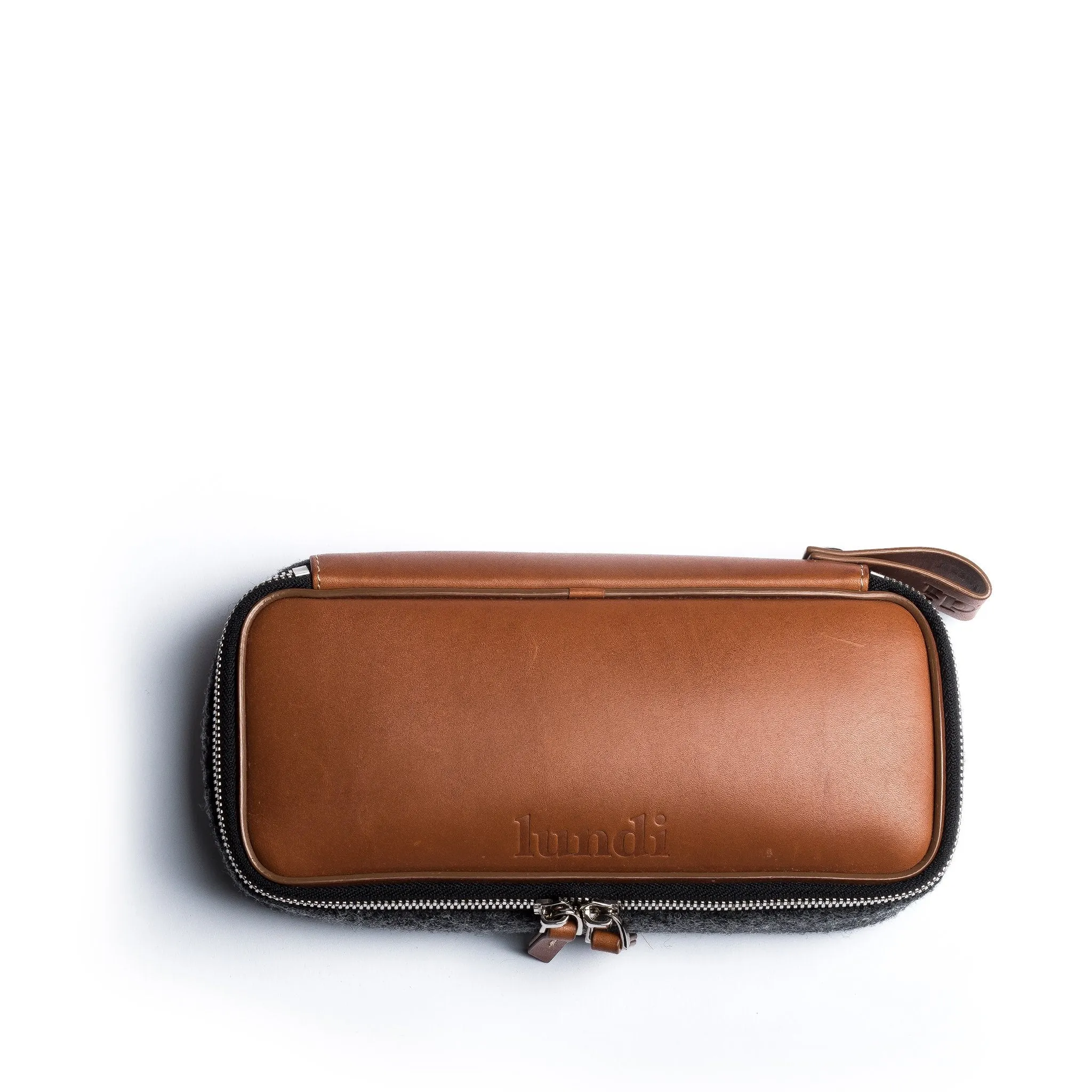 Lundi Paris- Trousse de toilette - JULIET cognac