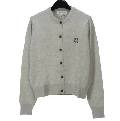 MAISON KITSUNE  |Street Style Logo Cardigans