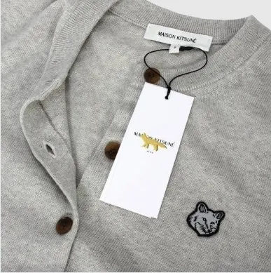 MAISON KITSUNE  |Street Style Logo Cardigans