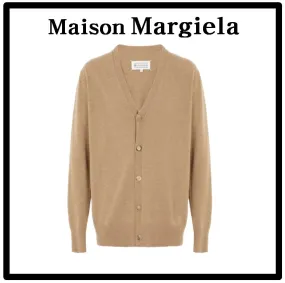 Maison Margiela  |Unisex Street Style Logo Designers Cardigans