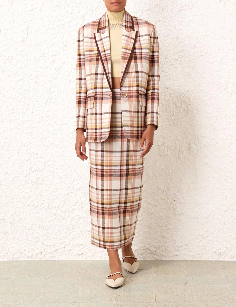 --Matchmaker Check Jacket-
