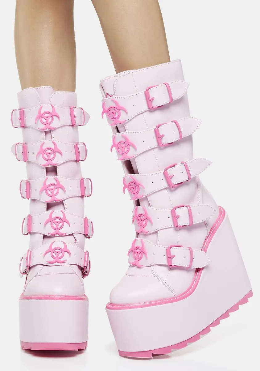 Pink Dune Toxica Boots-