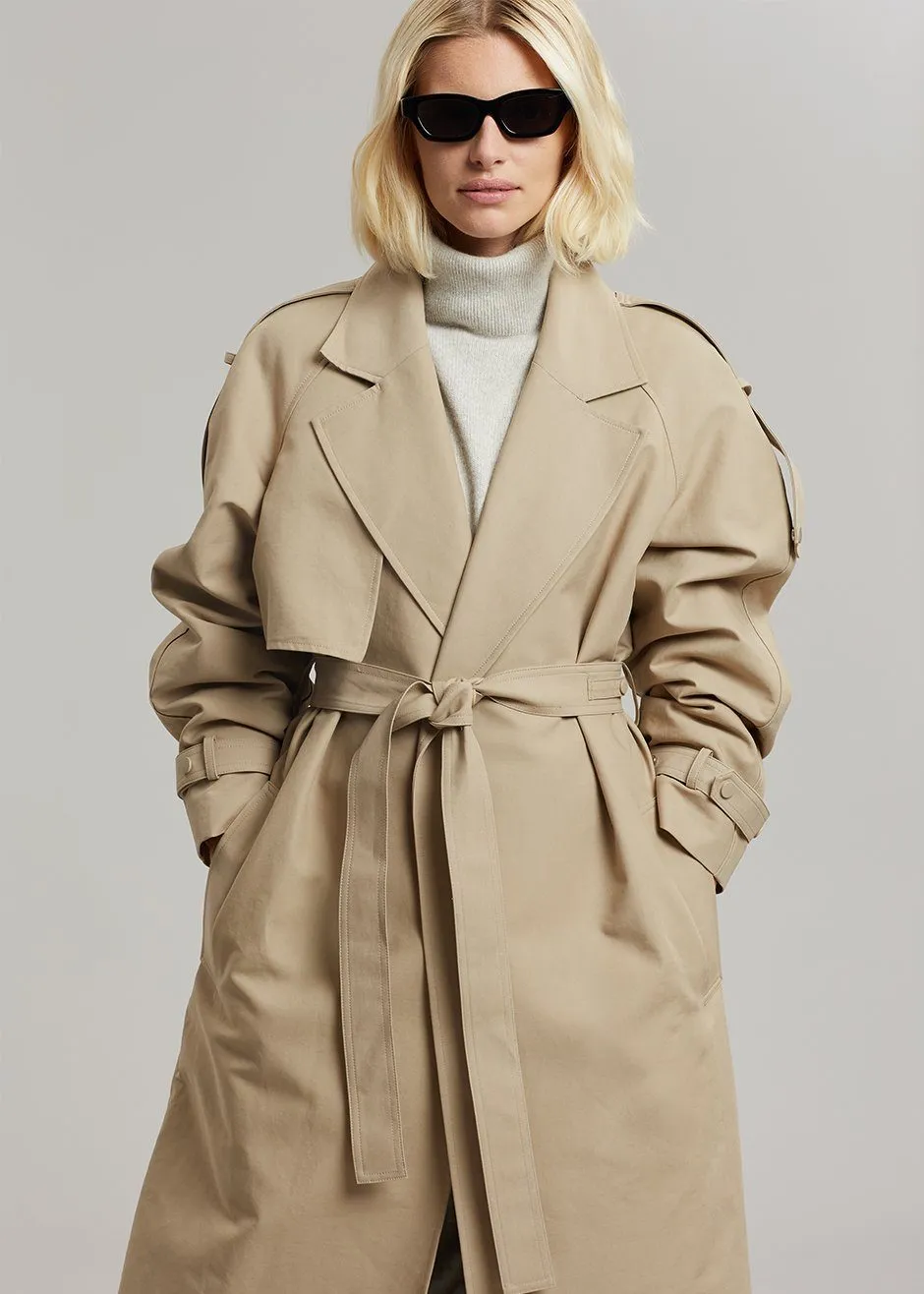 Rhodes Trench Coat - Natural