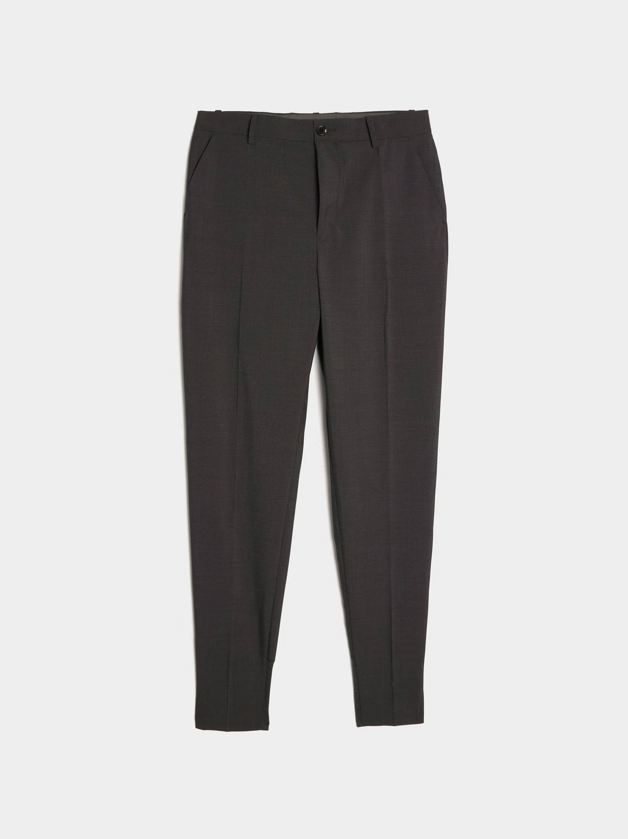 Rib Cuff Pant, Charcoal