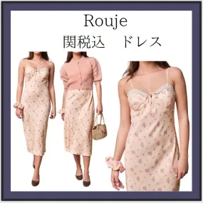 Rouje  |Casual Style Long Sleeves Plain Office Style Elegant Style