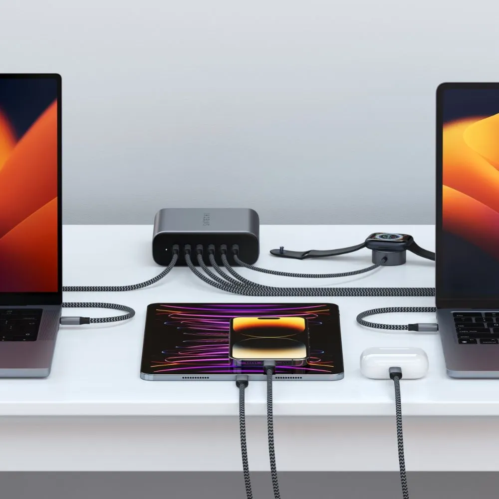 Satechi USB-C 200W USB-C 6-Port GaN Charger