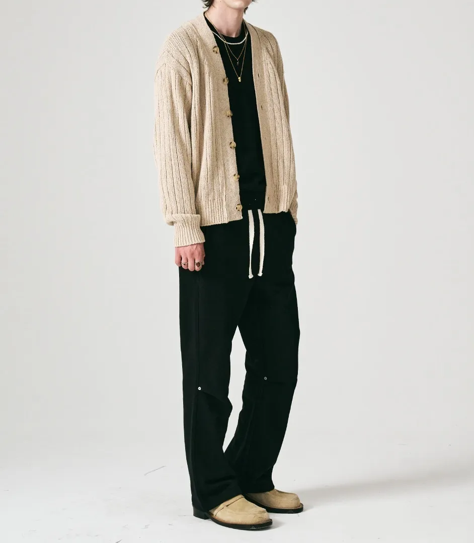 SATUR  |Unisex Street Style Long Sleeves Plain Logo Cardigans