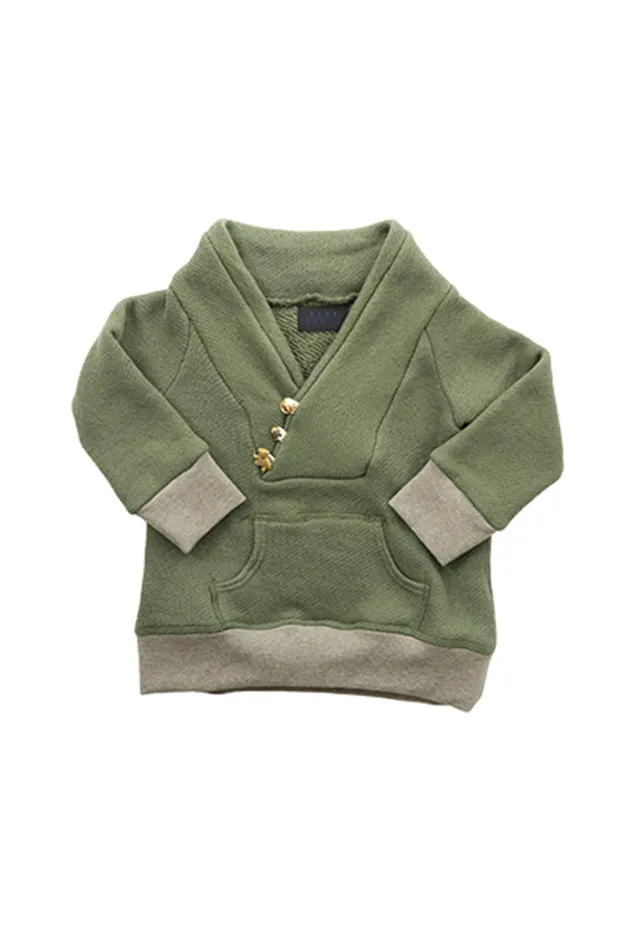 Shawl Neck Safari Sweatshirt