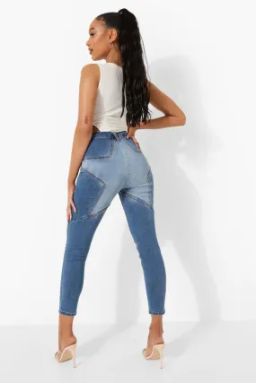Star Seam Skinny Jeans