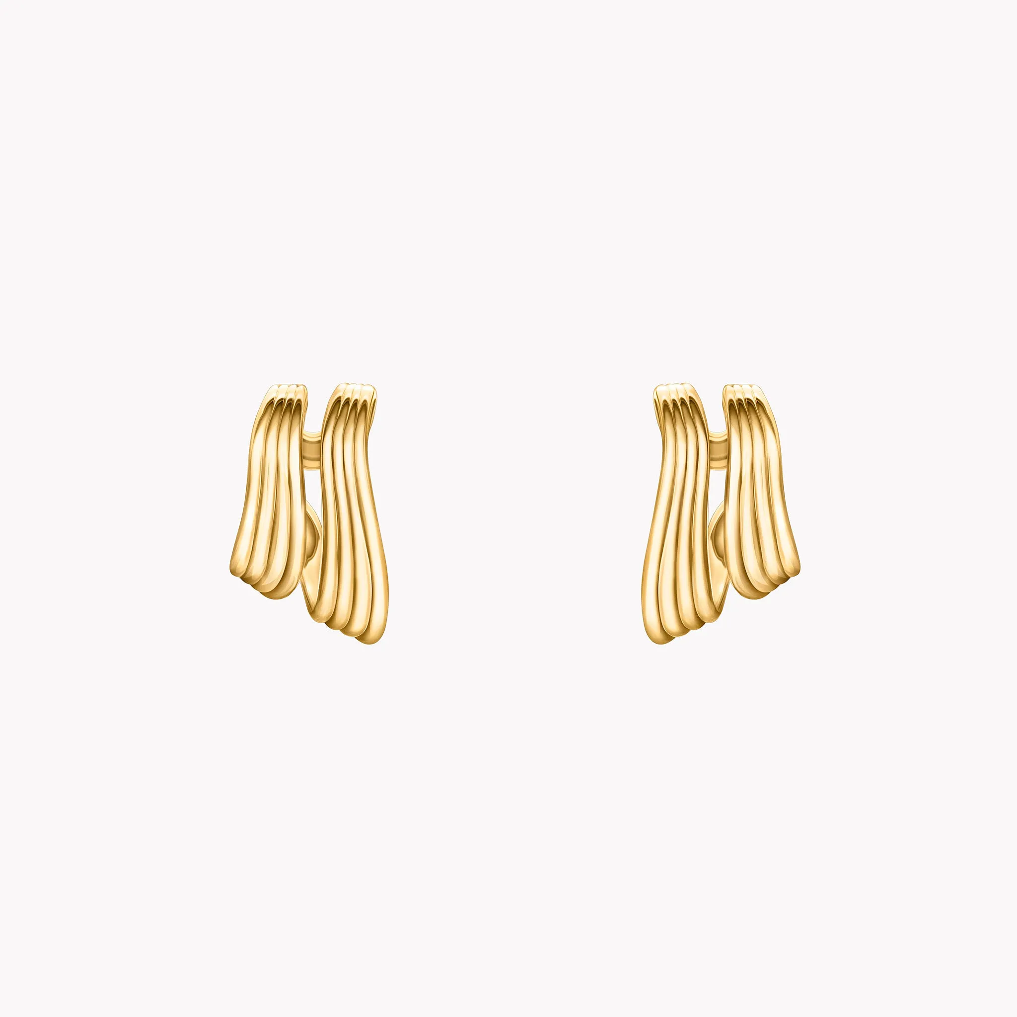 Stream Line Doubled Hoops