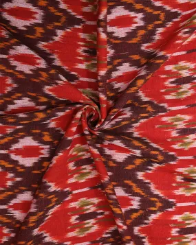 YARN DYED COTTON IKAT FABRIC